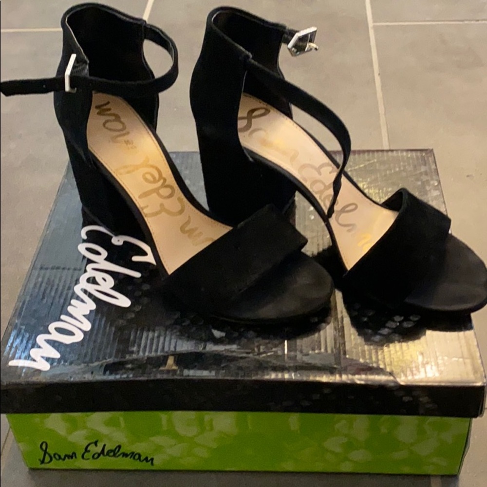 Sam Edelman suede heeled sandals